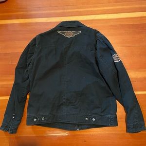 Harley Davidson Black Jean Jacket